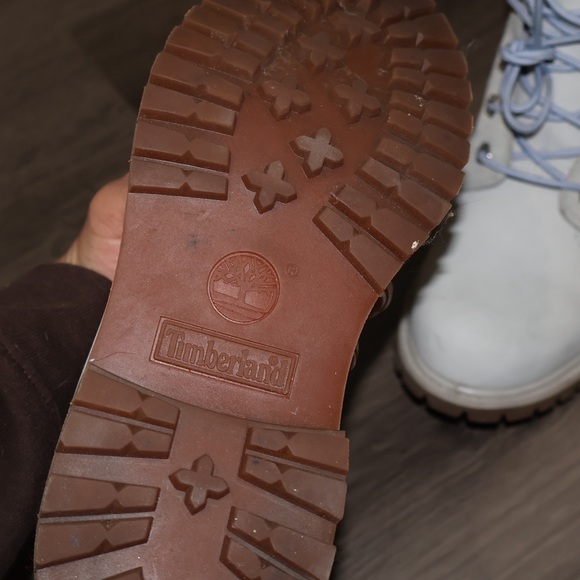 Timberland Women’s Size 7 light blue WP Fleece Fold Down Nubuck Boots AJ-327 - Picture 7 of 10